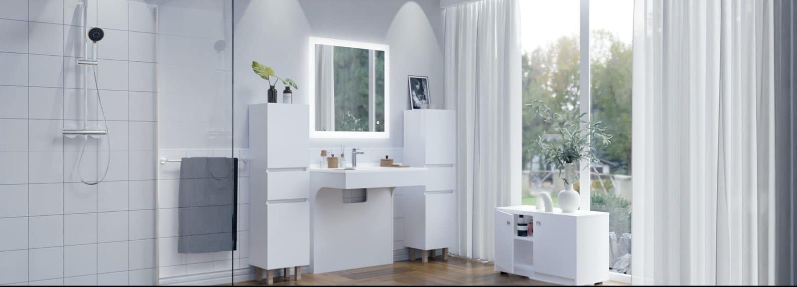 Salle de bain PMR